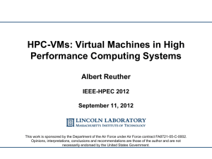 HPC-VMs: Virtual Machines in High Performance Computing