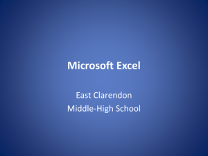 Excel Intro - BBrown-CS3