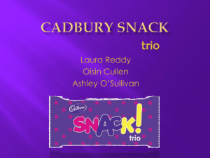 Cadbury Snack Presentation – 2