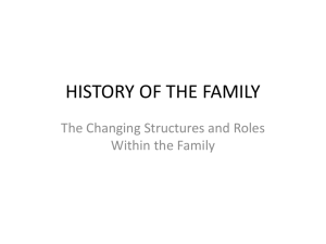HISTORY OF THE FAMILY