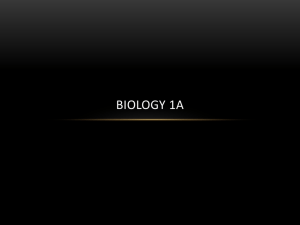 Biology 1A