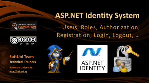 ASP.NET Identity System