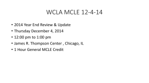 WCLA MCLE 12-4-14