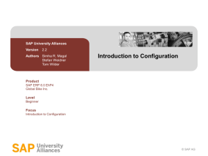 Introduction to Configuration