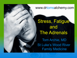 Adrenal Fatigue - Dr. Tom Archie