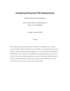 Analyzing Enterprise PKI Deployments