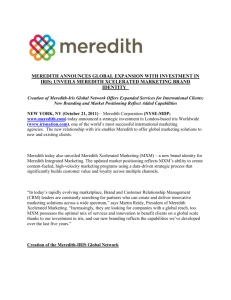 Unveils Meredith Xcelerated Marketing Brand Identity