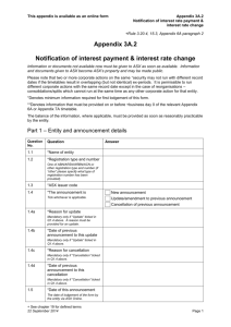 Part 2B – Conditionality of interest payment