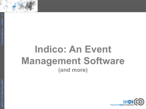 Indico: An Event Management Software (and more)