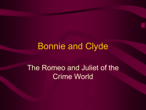 Bonnie and Clyde - Crime and Punishment through time