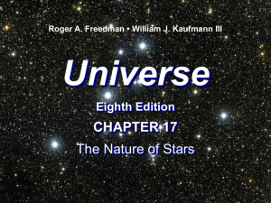 Universe 8e Lecture Chapter 17 Nature of Stars