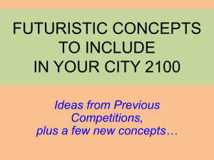 futuristic concepts to include in your city