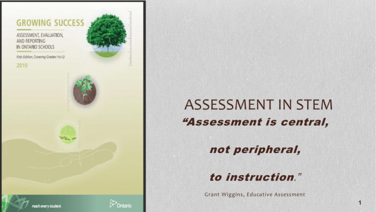 What Is Assessment 