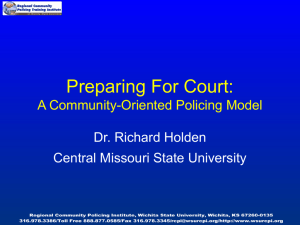 Preparing For Court - Wichita State University