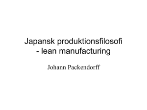 Japansk produktionsfilosofi