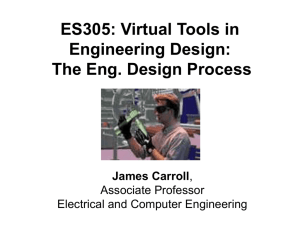 ES305: Virtual Tools in Engineering Design