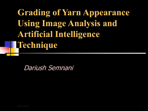 Yarn Appearence - Prof. Dariush Semnani