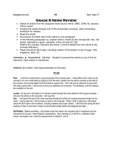Grade 8 News Review