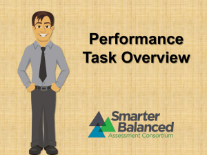 What Are Performance Tasks?