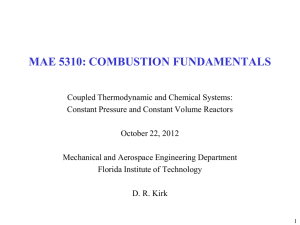 mae 5310: combustion fundamentals