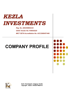 kezla investments company profile