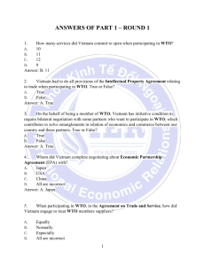 World Trade Organization (WTO)