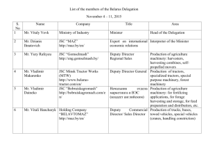 Belarus Delegation List (30-10-2015)