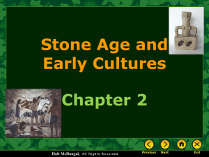 Chapter-2- powerpointStone-Ages-and-Early