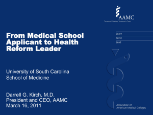 presentation - University of South Carolina School of Medicine