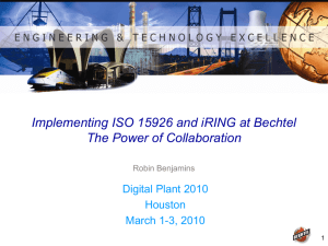 ISO 15926 - iRING user group