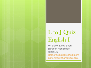 L to J Quiz English I - From LtoJ Consulting Group
