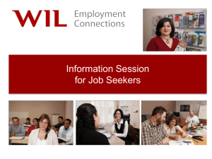Information Session for All Job Seekers