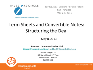 Term Sheets & Convertible Notes_ Structuring the Deal 5-8