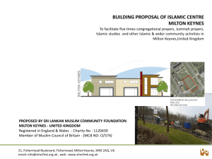 Prospectus of Islamic Centre, Milton Keynes - Islamic Center