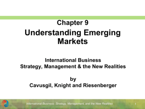 International Business Strategy, Management & the New Realities