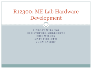 ME Lab Hardware Development