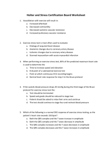 Holter and Stress Certification Board Worksheet