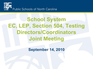 ppt, 8mb - Public Schools of North Carolina