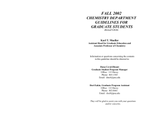 FA 2002 Guidelines Doc - Penn State Department of Chemistry