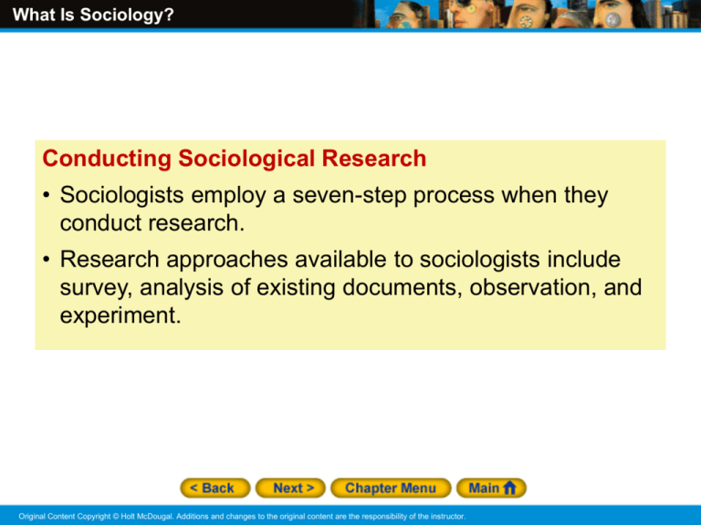 What Is Sociology 