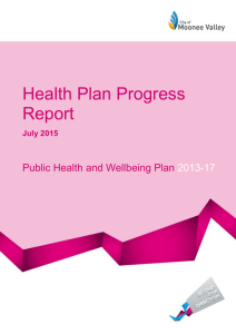 Review of the Municipal Public Health and Wellbeing Plan 2002-2013