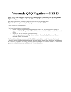 Venezuela QPQ Negative — HSS 13
