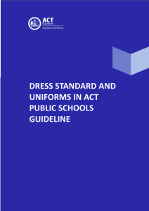 ACT Dress Standard and Uniforms Guideline