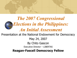 An Initial Assessment - National Endowment for Democracy