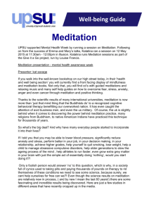 Well-being Guide Meditation