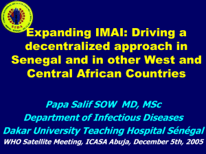 Expanding IMAI: Driving a decentralized approach in Senegal and