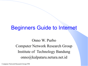 Beginners Guide to Internet - Index of