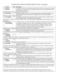 Worksheet - An example - IB Economics