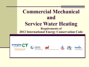 2015-01 2012 IECC Mechanical Service Water Heating
