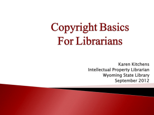 Copyright Basics for Teachers